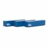 Athearn N 40' Corrugated Low-Cube Container, OCLU #2 (3) -ATHEARN Sales ATH17397 A0 5QV2XBIG