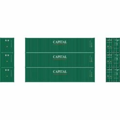 Athearn N 40' Low Cube Container, CLHU #2 (3)