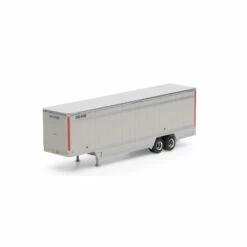 Athearn HO RTR 40' Drop Sill Parcel Trailer, UPS/Red #87406