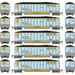 Athearn HO Bethgon Coalporter With Load, CSX #2 (5)