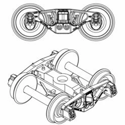 Athearn HO 70-Ton National B-1 Truck (2Pr)