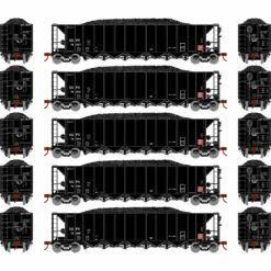 Athearn HO RTR 5-Bay Rapid Discharge Hopper, GGPX #1 (5)