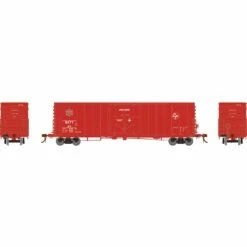 Genesis HO 50' PC&F Smooth Side Box With 10'6" Door, BKTY #84